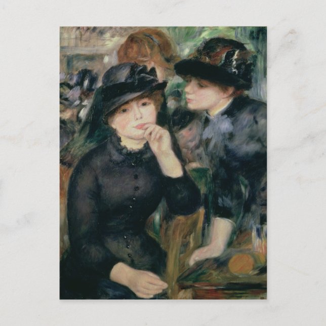 Pierre A Renoir | Girls in Black Postcard (Front)