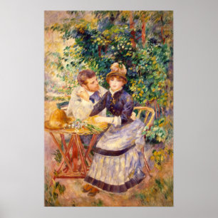 Pierre A Renoir In the Garden Poster