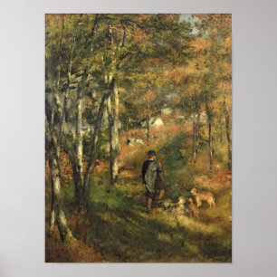 Pierre A Renoir   Jules Le Coeur in the Forest Poster