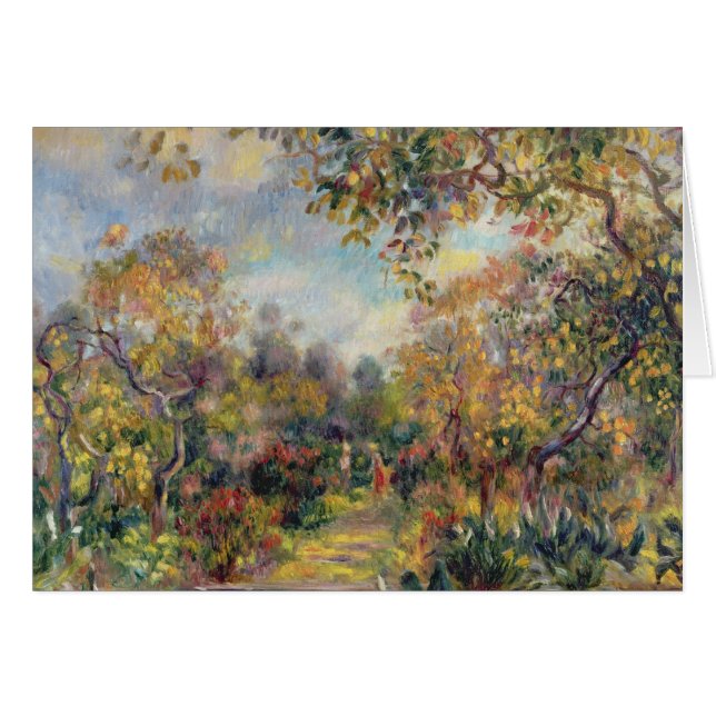 Pierre A Renoir | Landscape at Beaulieu (Front Horizontal)
