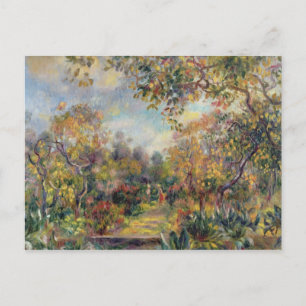 Pierre A Renoir   Landscape at Beaulieu Postcard