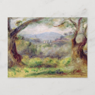Pierre A Renoir Landscape at Les Collettes Postcard