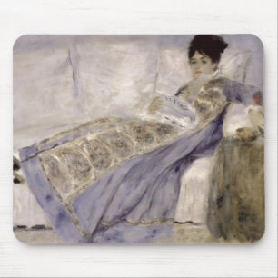 Pierre A Renoir Madame Monet on a Sofa Mouse Mat
