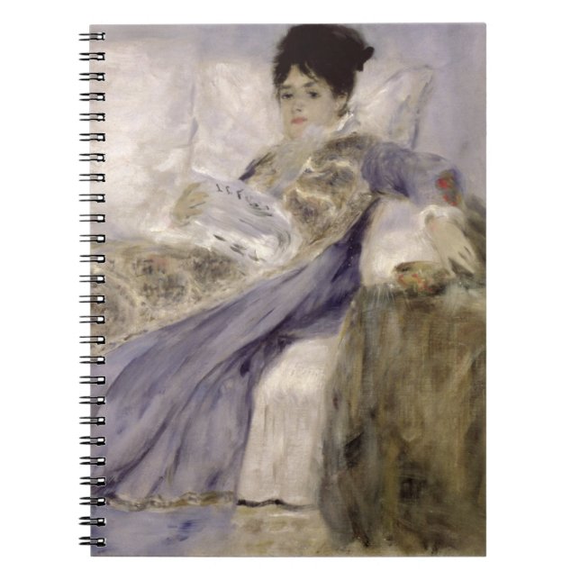 Pierre A Renoir | Madame Monet on a Sofa Notebook (Front)