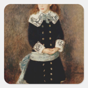 Pierre A Renoir   Marthe Berard Square Sticker