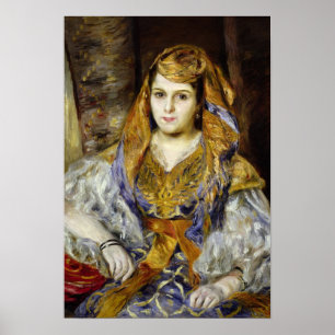 Pierre A Renoir   Mme. C. Stora in Algerian Dress Poster