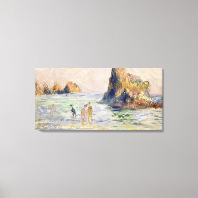 Pierre A Renoir | Moulin Huet Bay, Guernsey Canvas Print (Front)