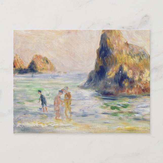 Pierre A Renoir | Moulin Huet Bay, Guernsey Postcard (Front)