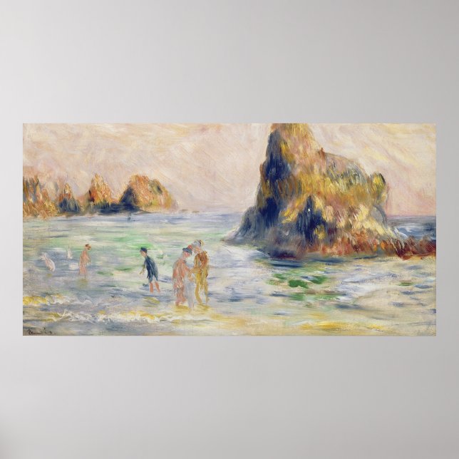 Pierre A Renoir | Moulin Huet Bay, Guernsey Poster (Front)