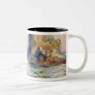 Pierre A Renoir   Moulin Huet Bay, Guernsey Two-Tone Coffee Mug