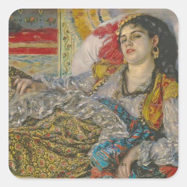 Pierre A Renoir | Olympia Square Sticker (Front)