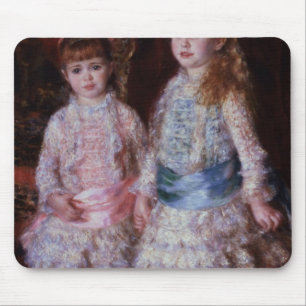 Pierre A Renoir   Pink and Blue Mouse Mat