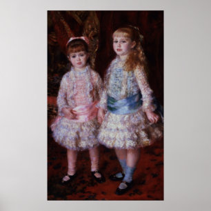 Pierre A Renoir Pink and Blue Poster