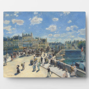Pierre A Renoir   Pont Neuf, Paris Plaque