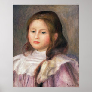 Pierre A Renoir Portrait of a Child 2 Poster