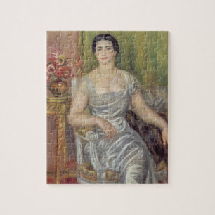 Pierre A Renoir   Portrait of A. Valliere-Merzbach Jigsaw Puzzle