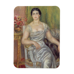 Pierre A Renoir Portrait of A. Valliere-Merzbach Magnet