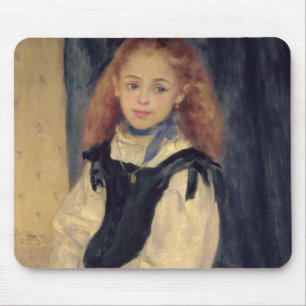 Pierre A Renoir   Portrait of Mademoiselle Legrand Mouse Mat