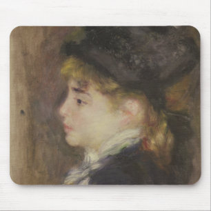Pierre A Renoir Portrait of Margot Mouse Mat