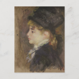 Pierre A Renoir   Portrait of Margot Postcard