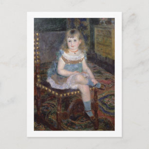 Pierre A Renoir Portrait of Mlle. G. Charpentier Postcard