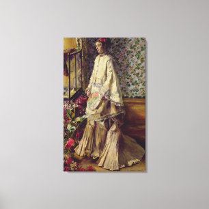Pierre A Renoir Portrait of Rapha Canvas Print