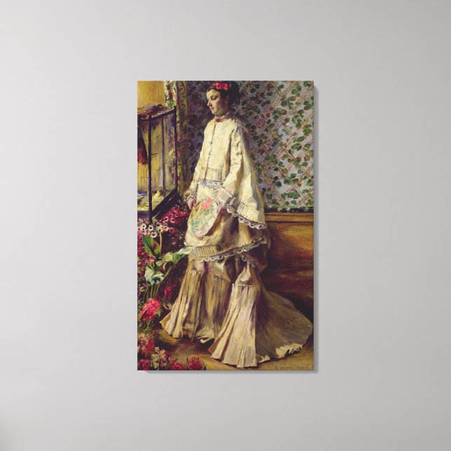 Pierre A Renoir | Portrait of Rapha Canvas Print (Front)