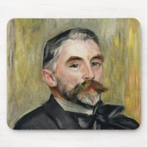 Pierre A Renoir   Portrait of Stephane Mallarme Mouse Mat