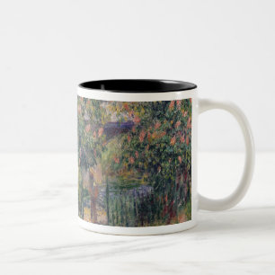 Pierre A Renoir   Railway Bridge at Chatou Two-Tone Coffee Mug