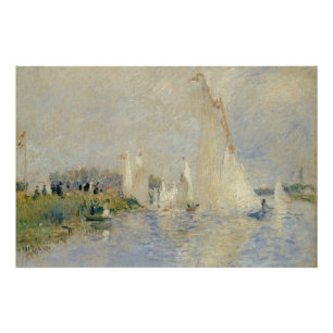 Pierre A Renoir   Regatta at Argenteuil Poster