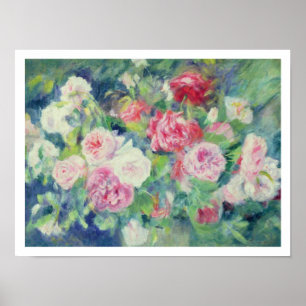 Pierre A Renoir Roses 2 Poster