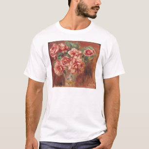 Pierre A Renoir   Roses in a Vase T-Shirt