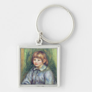 Pierre A Renoir Seated Portrait of Claude Renoir Key Ring