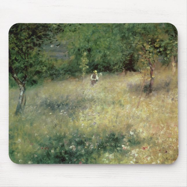 Pierre A Renoir | Spring at Chatou Mouse Mat (Front)