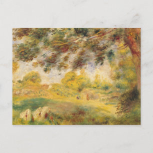 Pierre A Renoir Spring Landscape Postcard