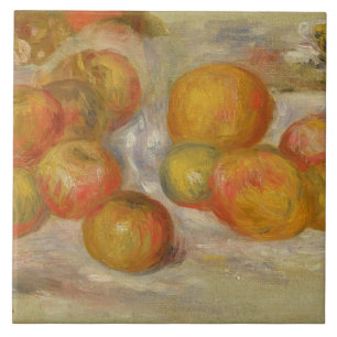 Pierre A Renoir Still Life with Apples Tile