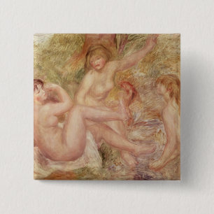 Pierre A Renoir Study for the Large Bathers 15 Cm Square Badge