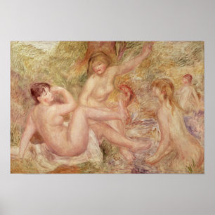 Pierre A Renoir   Study for the Large Bathers Poster