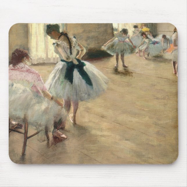 Pierre A Renoir | The Dance Lesson Mouse Mat (Front)