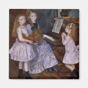 Pierre A Renoir   The Daughters of Catulle Mendes Magnet