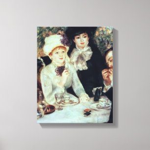 Pierre A Renoir   The End of Luncheon Canvas Print
