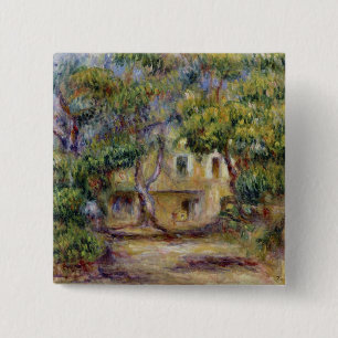 Pierre A Renoir The Farm at Les Collettes 15 Cm Square Badge