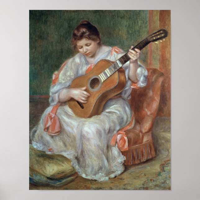 Pierre A Renoir | The Guitar Player Poster (Front)