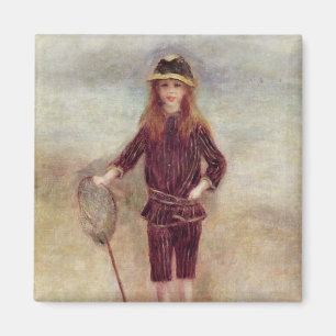 Pierre A Renoir   The Little Fisherwoman Magnet