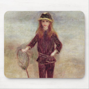 Pierre A Renoir   The Little Fisherwoman Mouse Mat