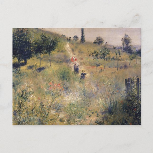 Pierre A Renoir | The Path through the Long Grass Postcard (Front)