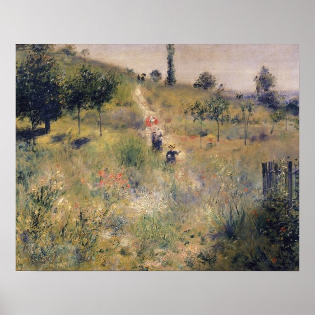 Pierre A Renoir | The Path through the Long Grass Poster (Front)