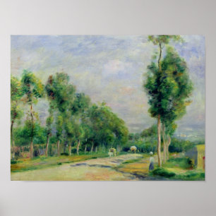 Pierre A Renoir The Road to Versailles Poster