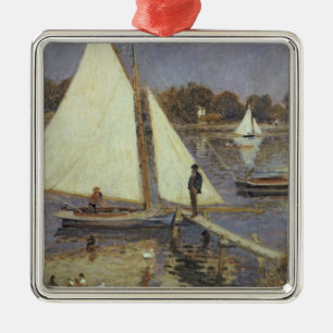 Pierre A Renoir   The Seine at Argenteuil Metal Tree Decoration