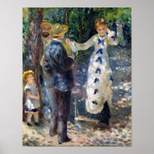 Pierre A Renoir The Swing Poster